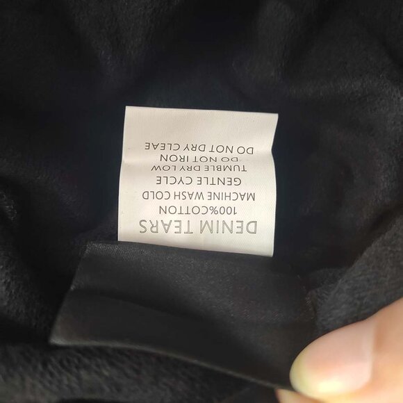 Denim Tears The Cotton Wreath Black Shorts - Picture 10 of 10